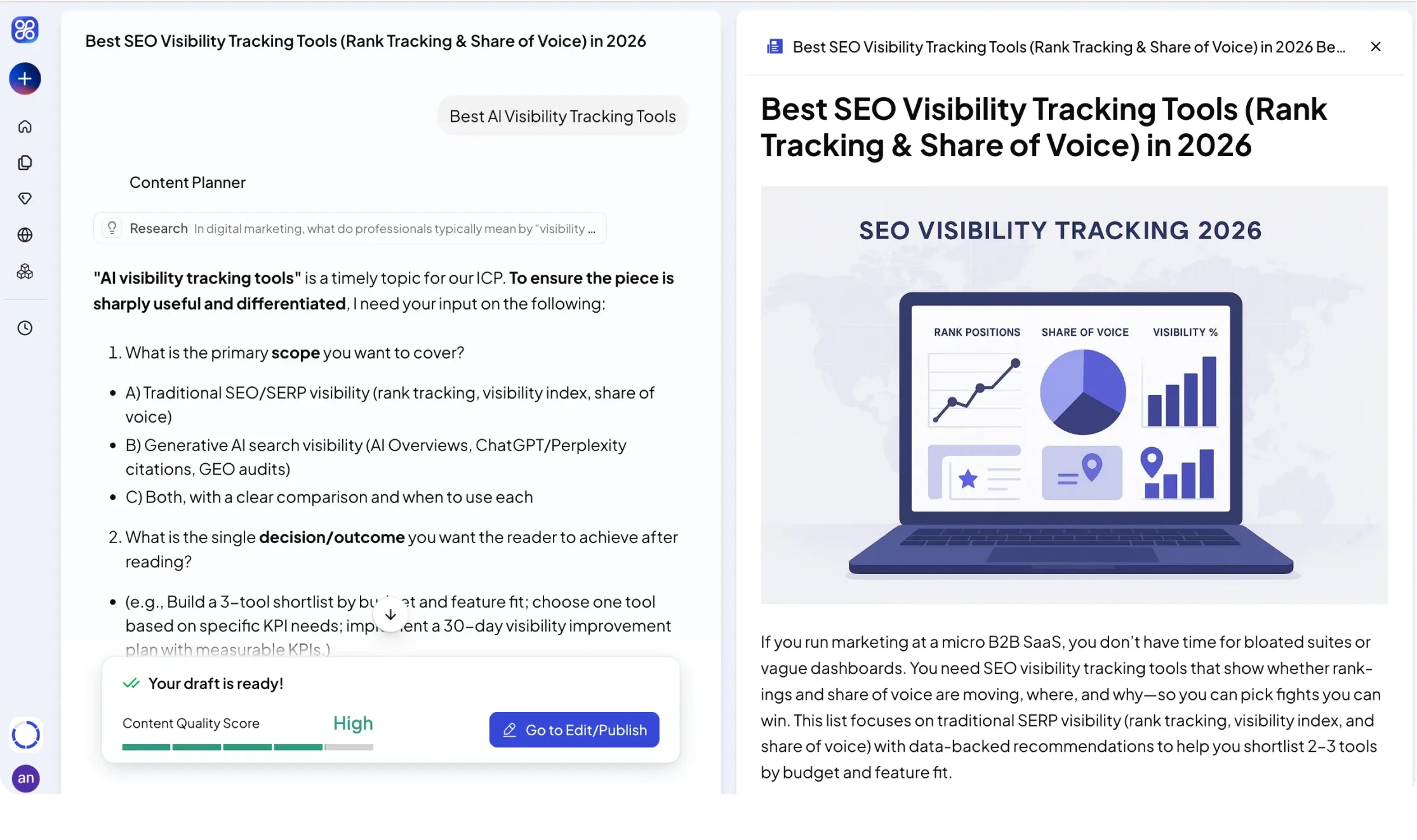 Writing Agent Dashboard